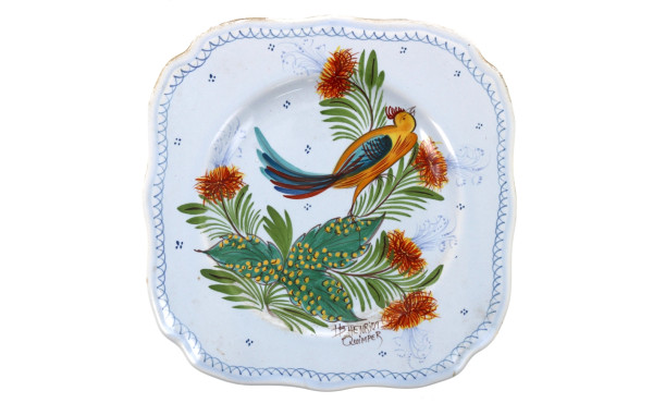 HB Henriot Quimper - Petite assiette à d
