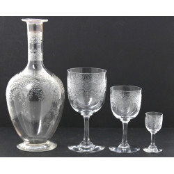 Eléments de service de verres à pied aci