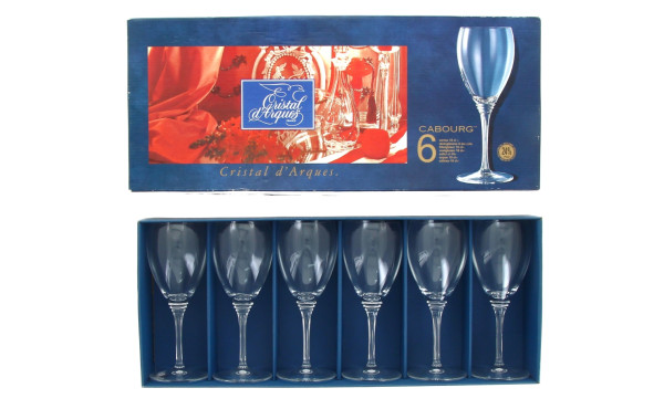 Cristal d'Arques - Modèle "Cabourg" - 6 