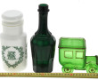 Coffret en verre en forme de vieille voi