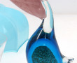 Toucan en verre de couleurs, H 18 cm : o
