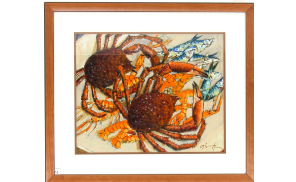 Robert Le RHUN (1936-2006) "Araignées, s