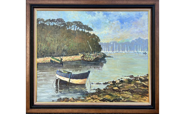 Robert Le RHUN (1936-2006) "Le Penfoul, 