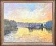 Robert Le RHUN (1936-2006) "Coucher de s
