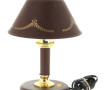 Petite lampe de bureau en métal laqué br
