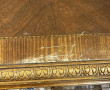 Bureau en placage et filet marquété (qqs