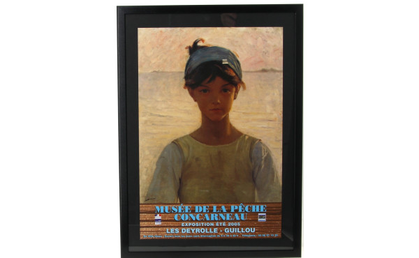 Alfred GUILLOU (1844-1926) "Jeune fille 
