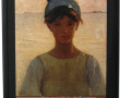 Alfred GUILLOU (1844-1926) "Jeune fille 