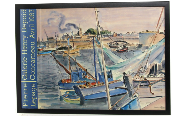 "Pierre LEPAGE (1906-1983)". Affiche d’e