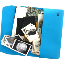 Lot de vieux papiers personnels et photo