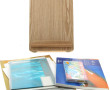 Coffret en bois formant chevalet de camp