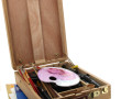 Coffret en bois formant chevalet de camp