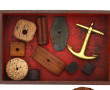 Thème MARINE - Lot de divers objets dont