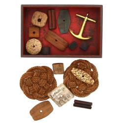 Thème MARINE - Lot de divers objets dont