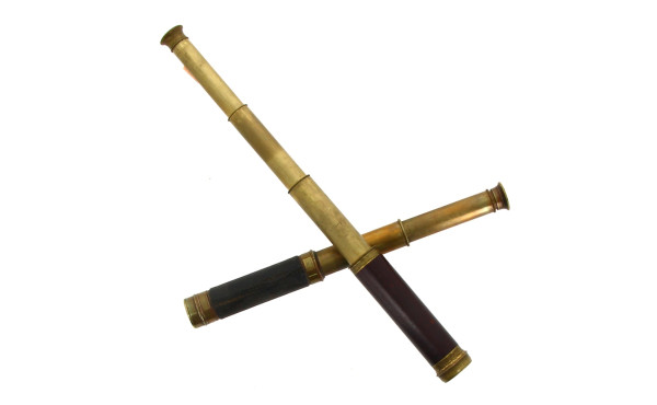 Thème MARINE - Lot de 2 longue-vues en l