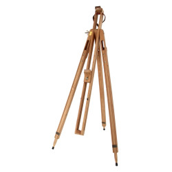 Chevalet d'extérieur pliant en bois clai