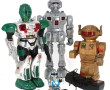 Lot de 4 robots des années 90: 3 grands 