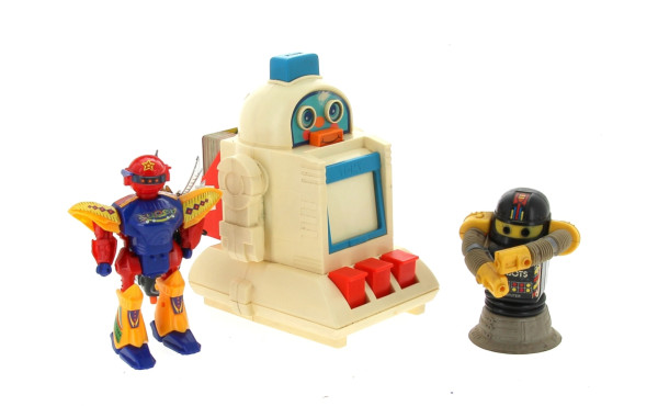 Lot de 3 robots dont Tomy 1986