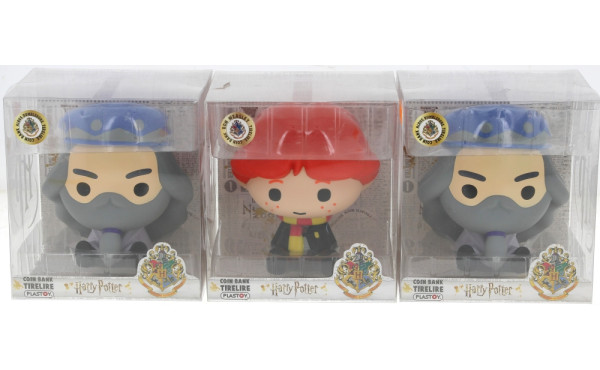 HARRY POTTER - Trois tire-lires "Ron Wea