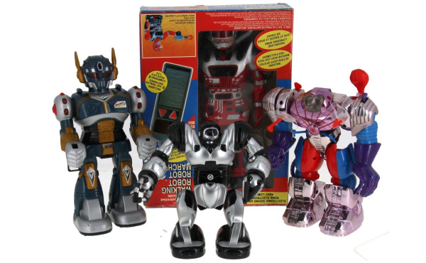 Lot de 4 robots dont robot marcheur en b