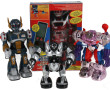Lot de 4 robots dont robot marcheur en b
