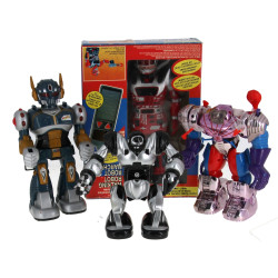 Lot de 4 robots dont robot marcheur en b