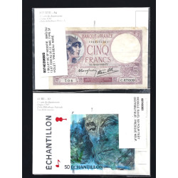 Billet de 5 fr modifié émis du 10/7/39 a