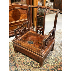 Chaise basse de commerçant chinois, doss