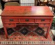 CHINE - Bureau ancien en cèdre laqué rou