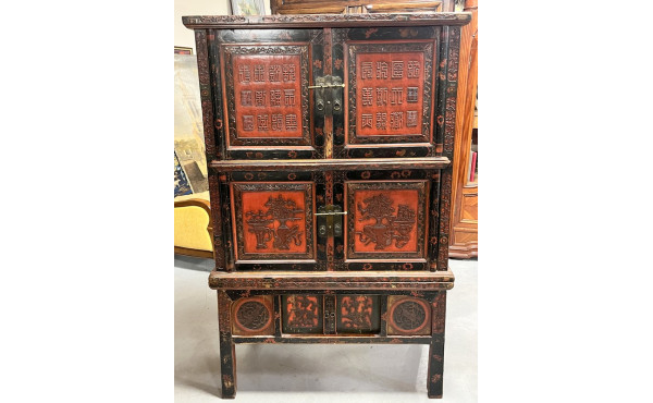 CHINE - Meuble de rangement ouvrant à qu