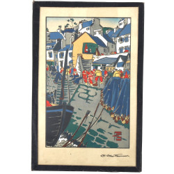 Georges GEO-FOURRIER (1898-1966) "Scène 