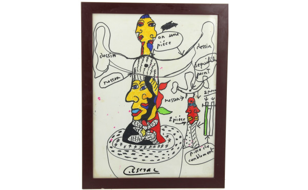 Christian ESCTAL (1955-2018) "Compositio