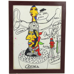 Christian ESCTAL (1955-2018) "Compositio