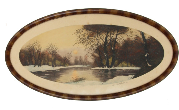 Jean-Joseph CHABRIDON (XIX-XX) "Paysage 