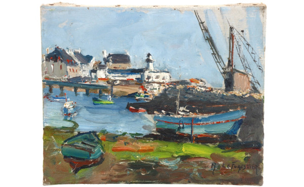 René LE FORESTIER (1903-1972) "Léchiagat