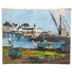 René LE FORESTIER (1903-1972) "Léchiagat