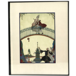 Georges BARBIER (1882-1932) "Rendez-vous