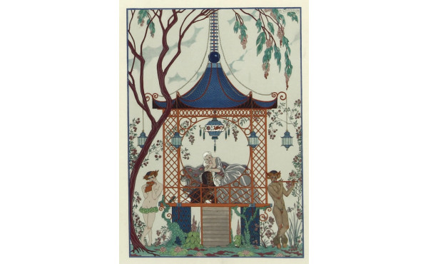 Georges BARBIER (1882-1932) "Rendez-vous