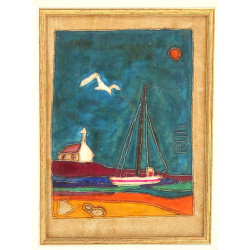 REM'S (XX-XXI) - "Voilier sur la côte",