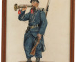 Ecole Française XIXème "Soldat sonnant l