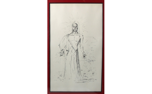 Yvan TRAVERS (1936) "Christ aux stigmate