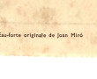 JOAN MIRO (1893-1983) D'après - Eau-fort