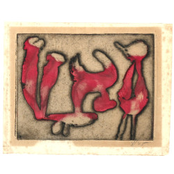 JOAN MIRO (1893-1983) D'après - Eau-fort