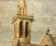 Louis DUMOULIN (1860-1924) "Eglise à Mor