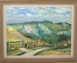 Ecole Xxème "Paysage", huile sur toile, 