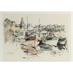 Jean-Louis LE TOULLEC (1908-1999) "Batea