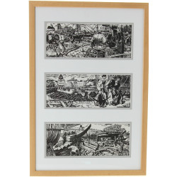 Mathurin MEHEUT (1882-1958) - 3 scènes d