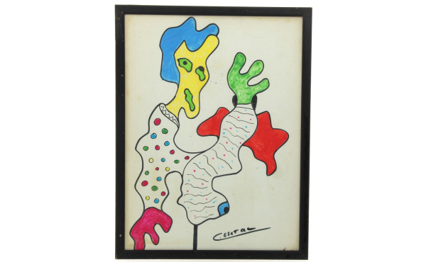 Christian ESCTAL (1955-2018) "Compositio