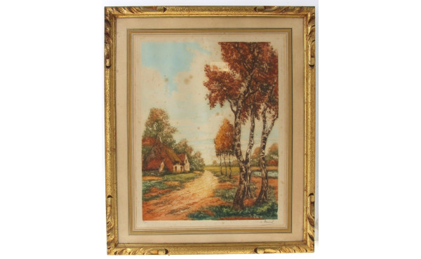 Ecole Française début Xxème "Paysage de 