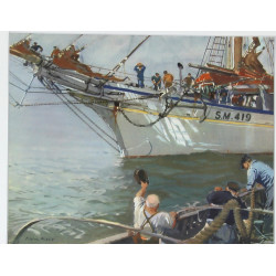 MARIN-MARIE (1901-1987) “Départ du trois